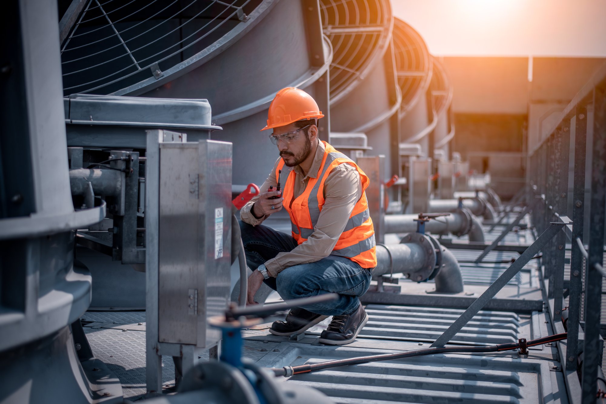 hvac worker hvac worker